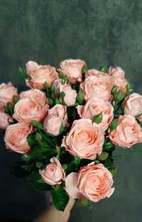 Кустовая роза из фоамирана