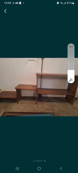 Стул столовый, вещалка напольная дуб