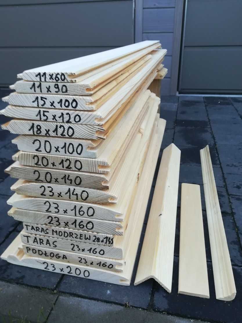 Deska na rolety żaluzie i nie tylko, strugana 2x10 2x8 2x6
