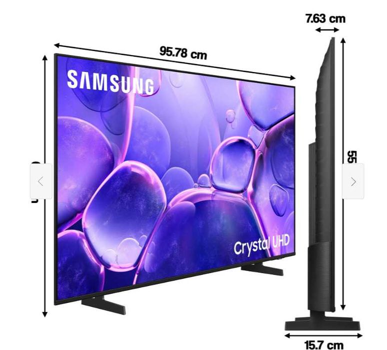 Nowy 43" Crystal UHD U8092F 4K Smart TV (2025)