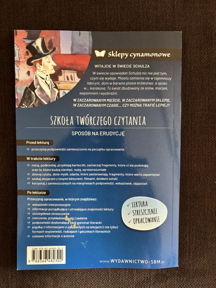 B. Schulz „Sklepy cynamonowe” (z opracowaniem)