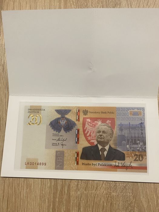 20zl Lech Kaczyński - warto byc polakiem