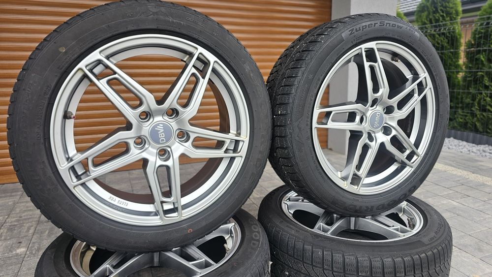 Opony zimowe 215/50/17, VW Seat Skoda Audi, 5x112 ET43 7.0J