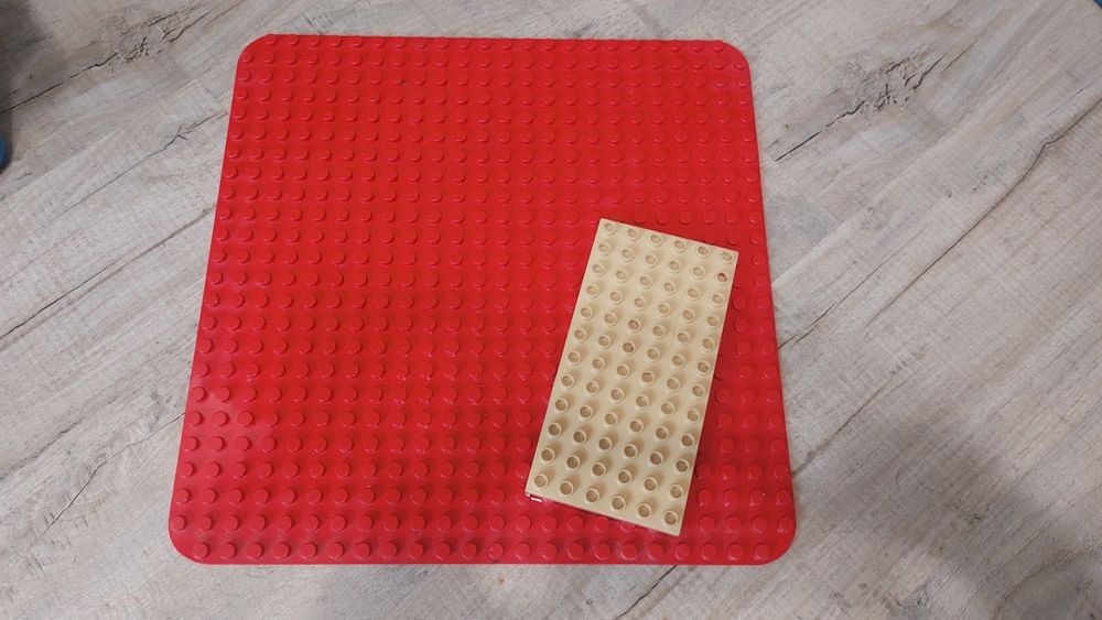 Lego Duplo płytka konstrukcyjna 2szt: duża  + płyta 6x12 pin