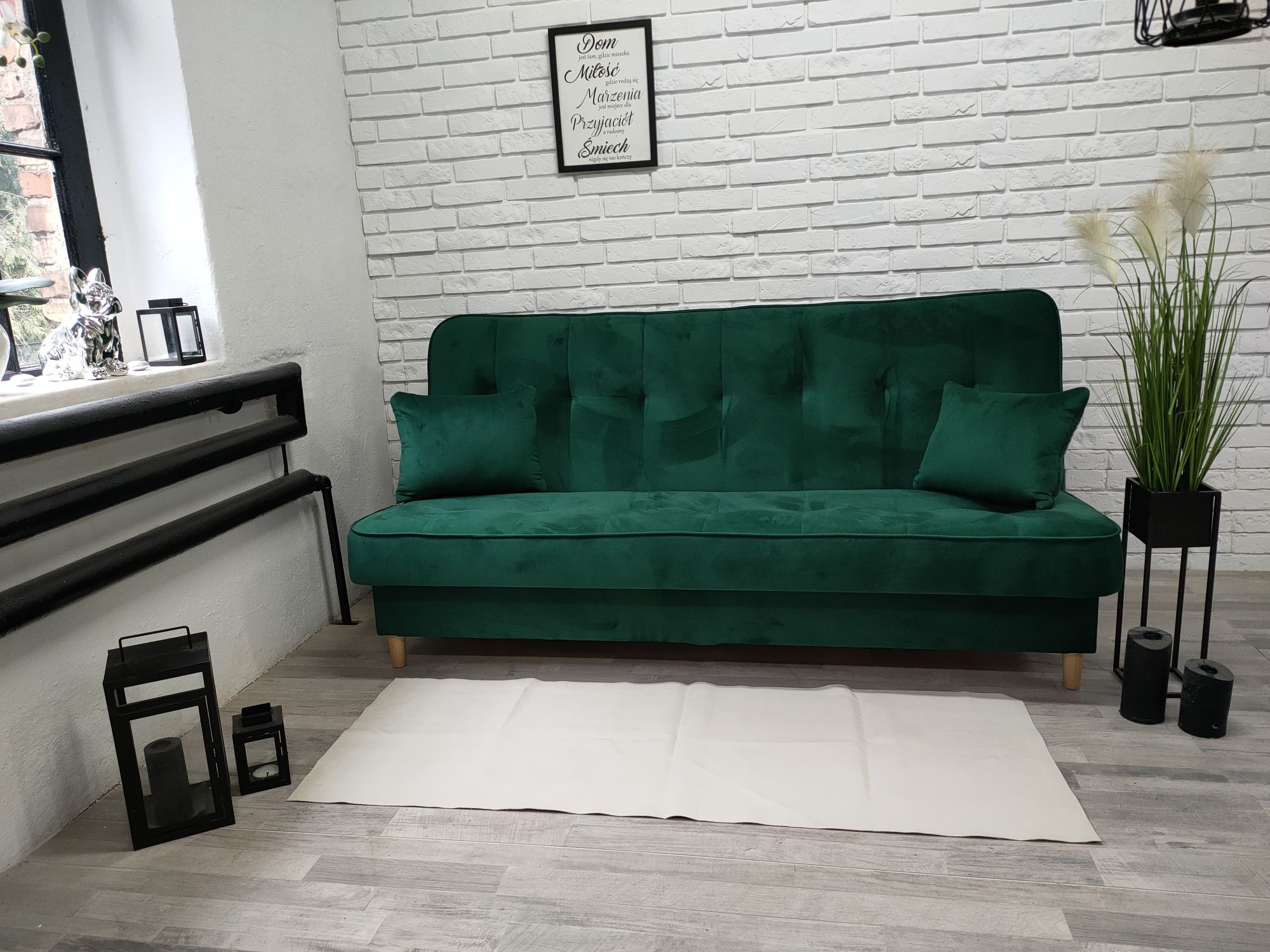 Kanapa Izi  wersalka sofa rozkładana welur producent