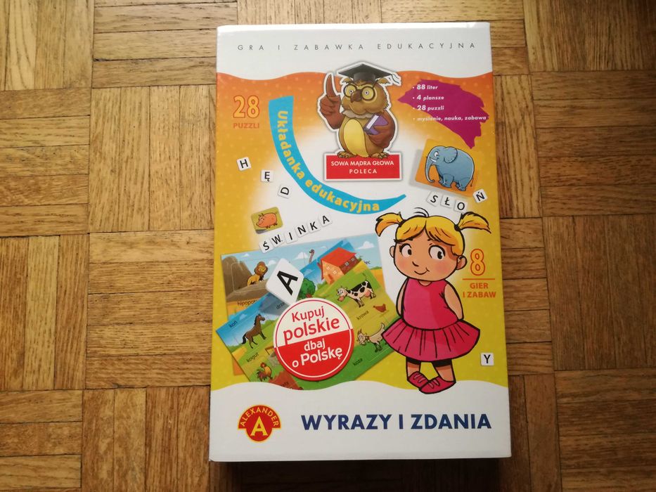 Wyrazy i zdania, Układanka edukacyjna Alexander
