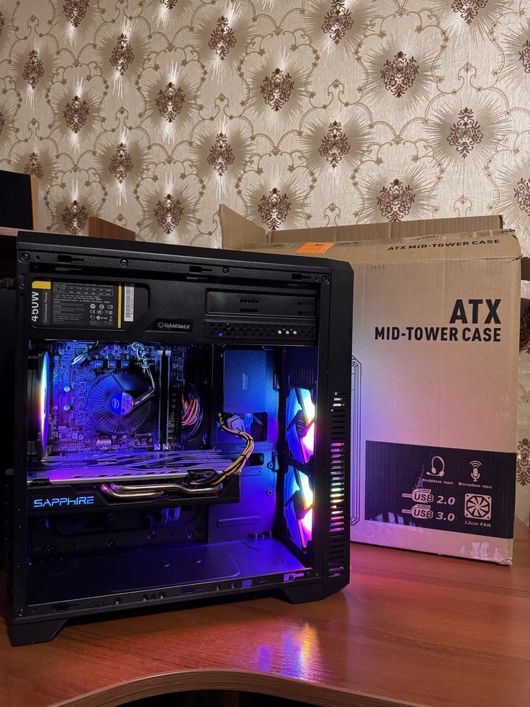 Продам Ігровий Системний блок. ПК: i7 3770, RX580, RAM 16gb, SSD+HDD
