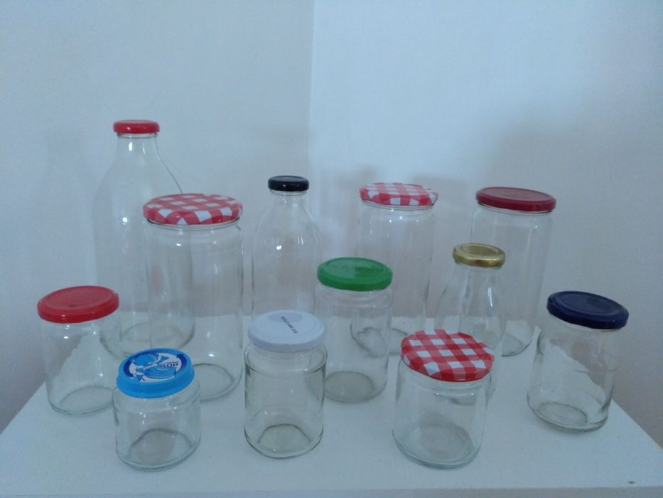 Frascos de Vidro com Tampa