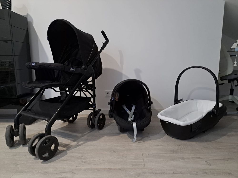 Carrinho de bébé Trio Spirit Black Chicco