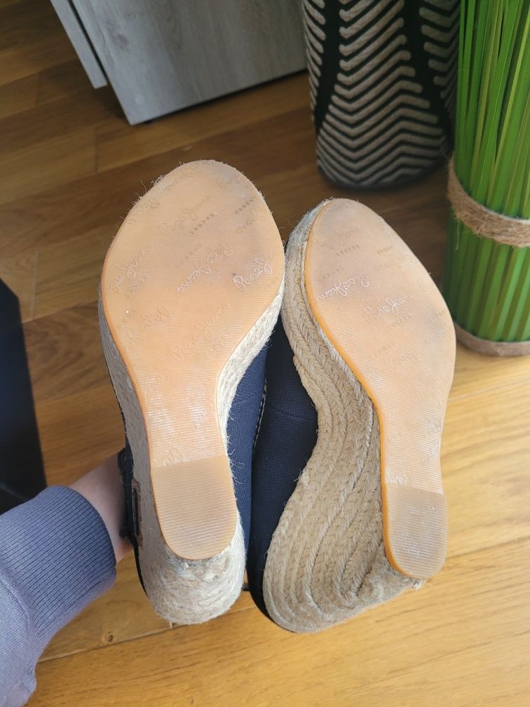 Espadryle buty na koturnie pepe Jeans r. 37