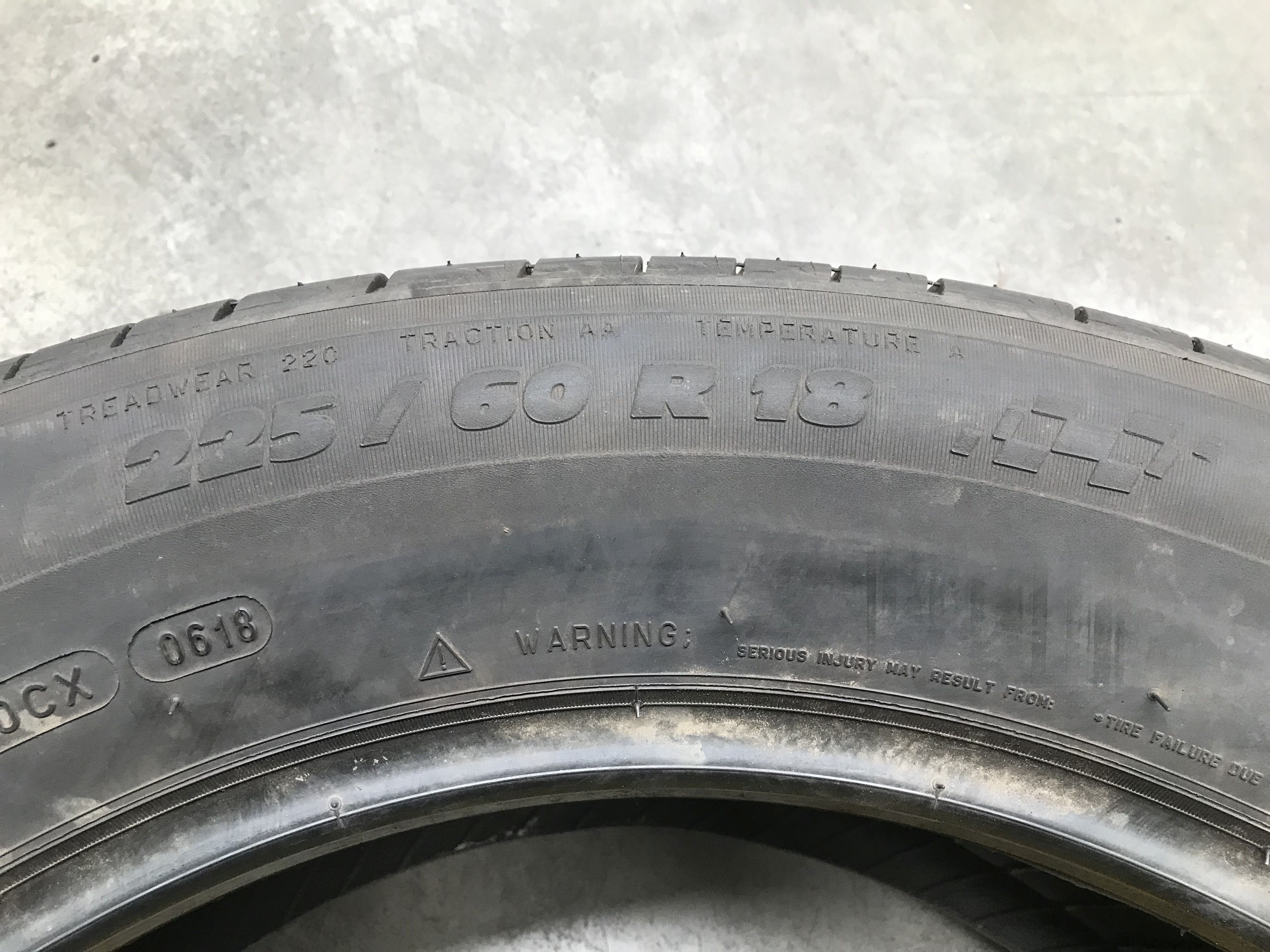 Opony używane letnie 225/60R18 100H Michelin Latitude Sport