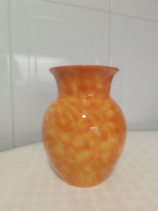 Jarra efeito girassol. Nova. 18 cm