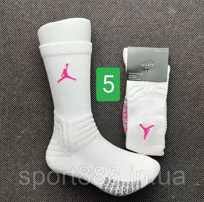 Спортивні шкарпетки Джордан Jordan Dri-Fit носки спортивные