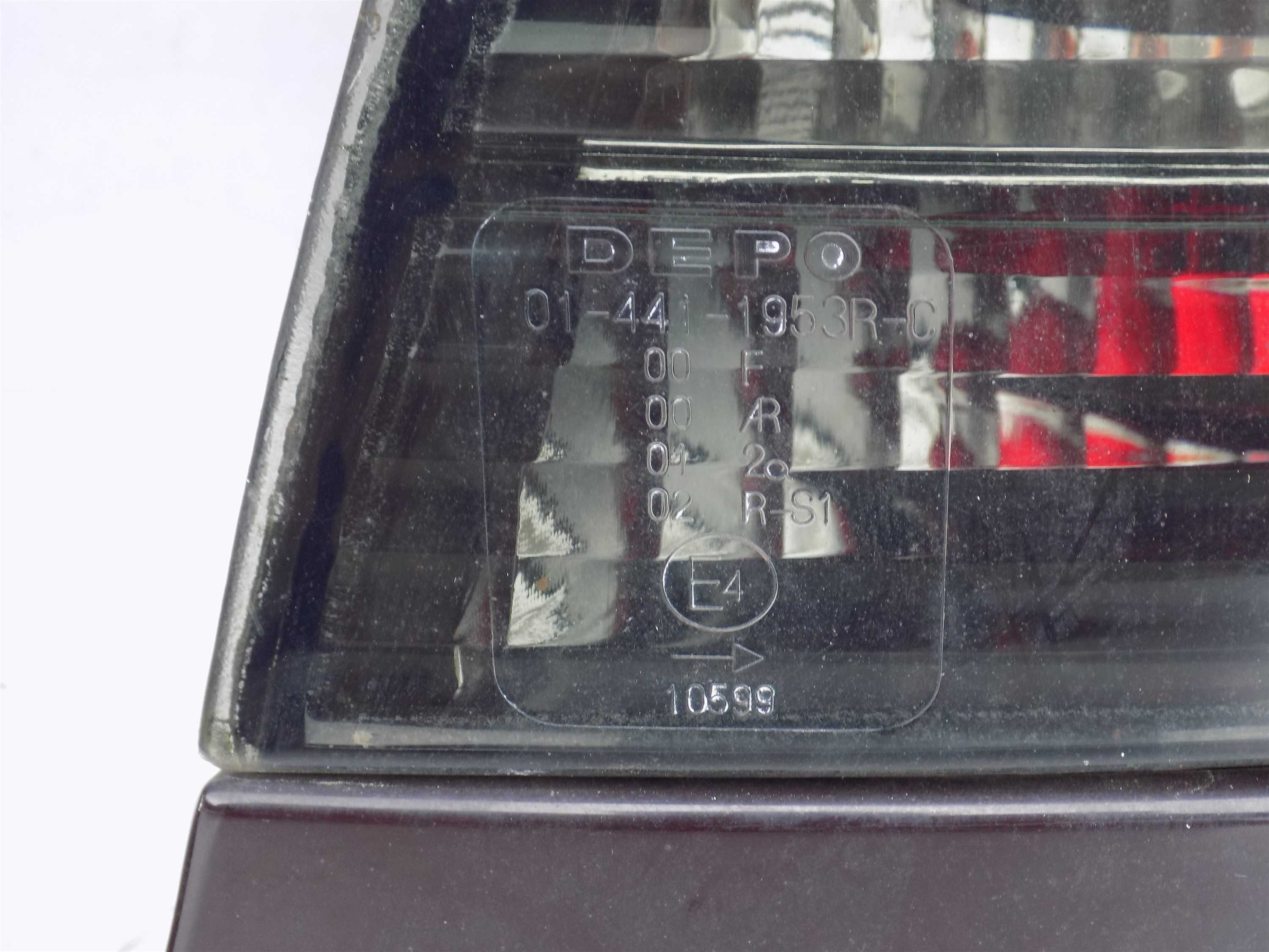 Komplet lamp tył Audi a4 b5 sedan black smoke dymione ciemne 95-01