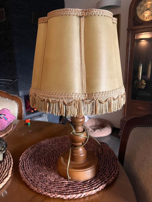 Vintage lampa stołowa antyk