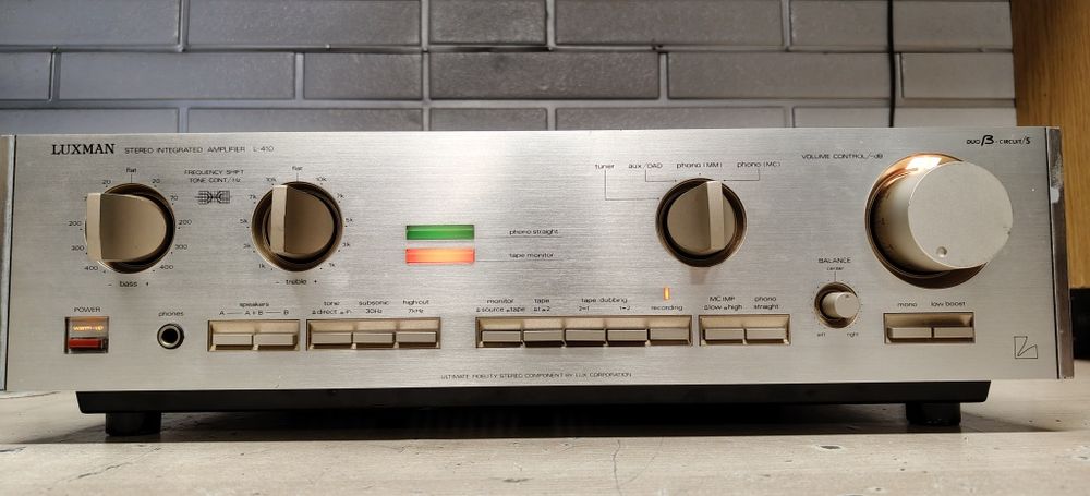 Wzmacniacz LUXMAN L-410 DouB. Hi-fi stereo PreAmp