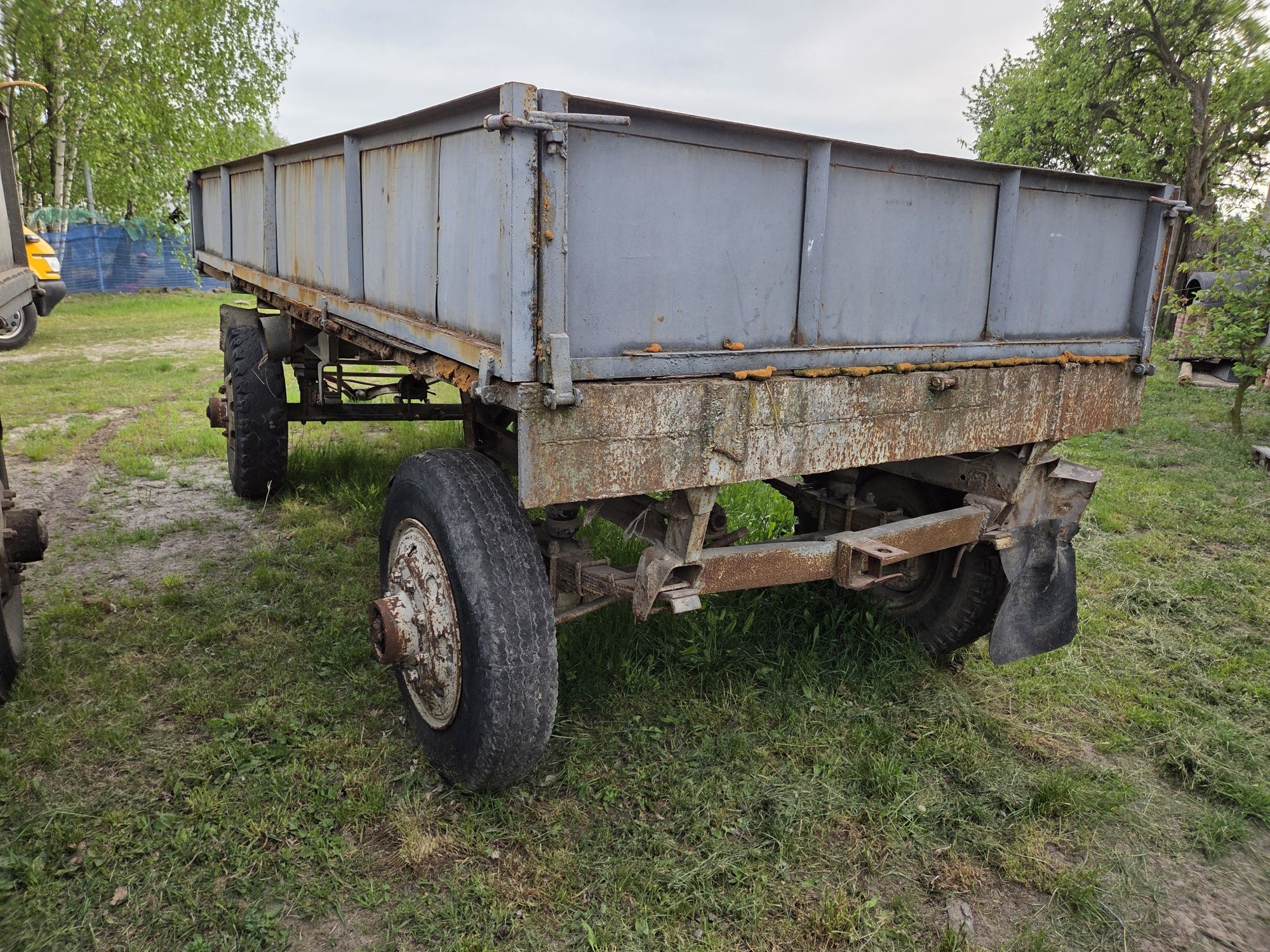 Przyczepa rolnicza Autosan d50 6t. Do balonów skrzynio palety transpor