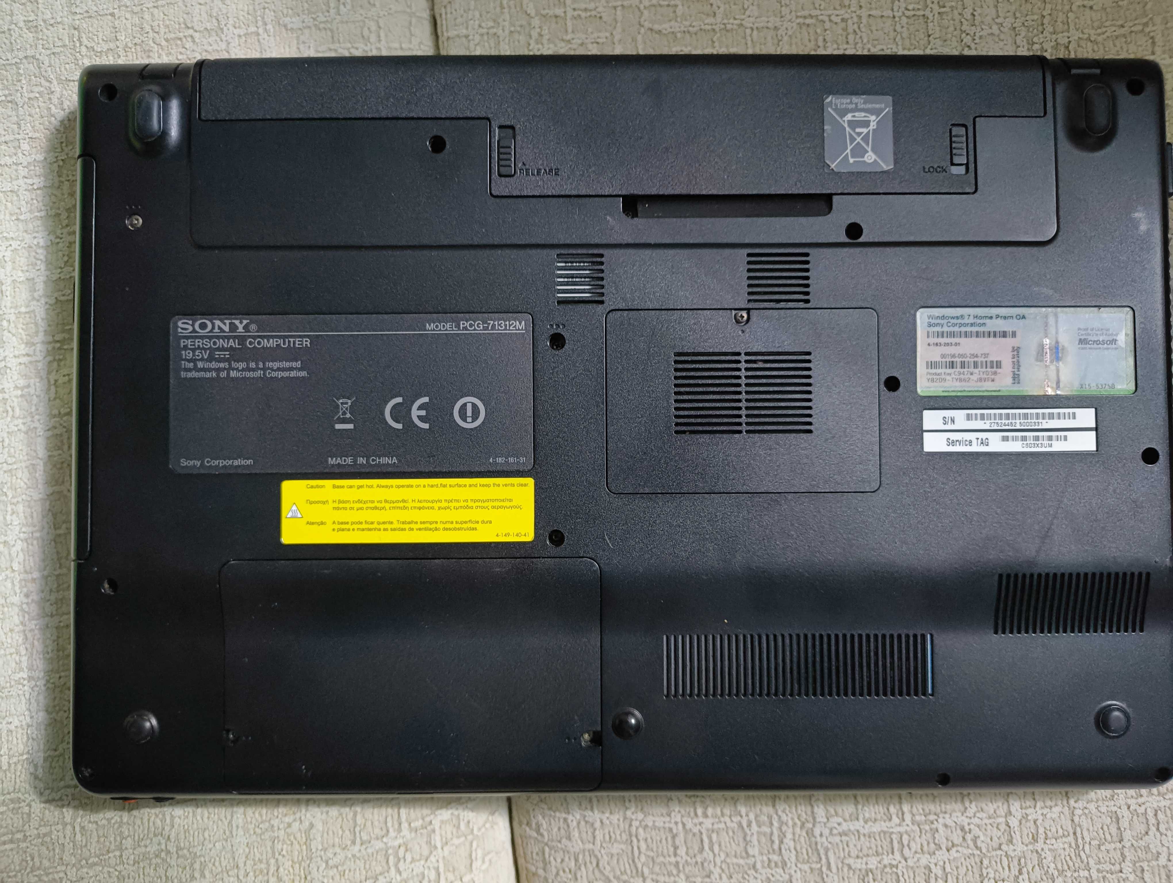 SONY-VAIO-PCG-71312M-VPCEB  Pecas