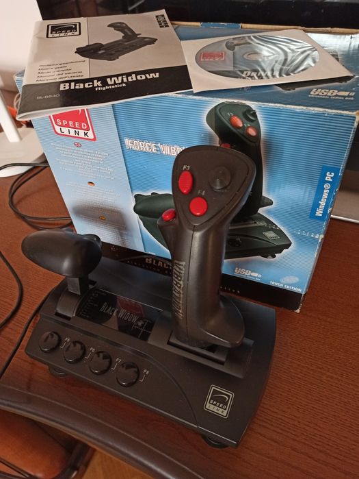Авиаджойстик "Black Widow" производитель  Speed Link.
