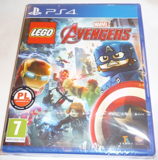 LEGO Marvel Avengers PS4 + Slim + Pro + PS5 = PŁYTA PL Wejherowo