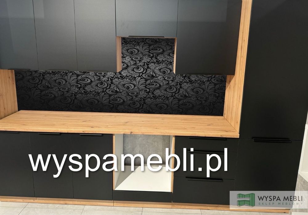NOWA kuchnia meble kuchenne 355x190cm kaszmir Artisan narożna wymiar