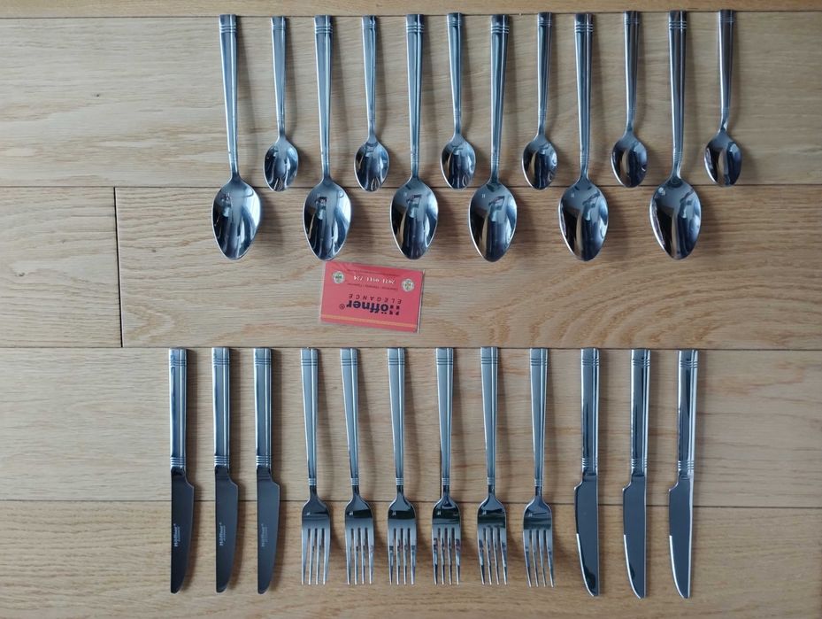 Zestaw sztućców 24 szt. Hoffner ze stali nierdzewnej