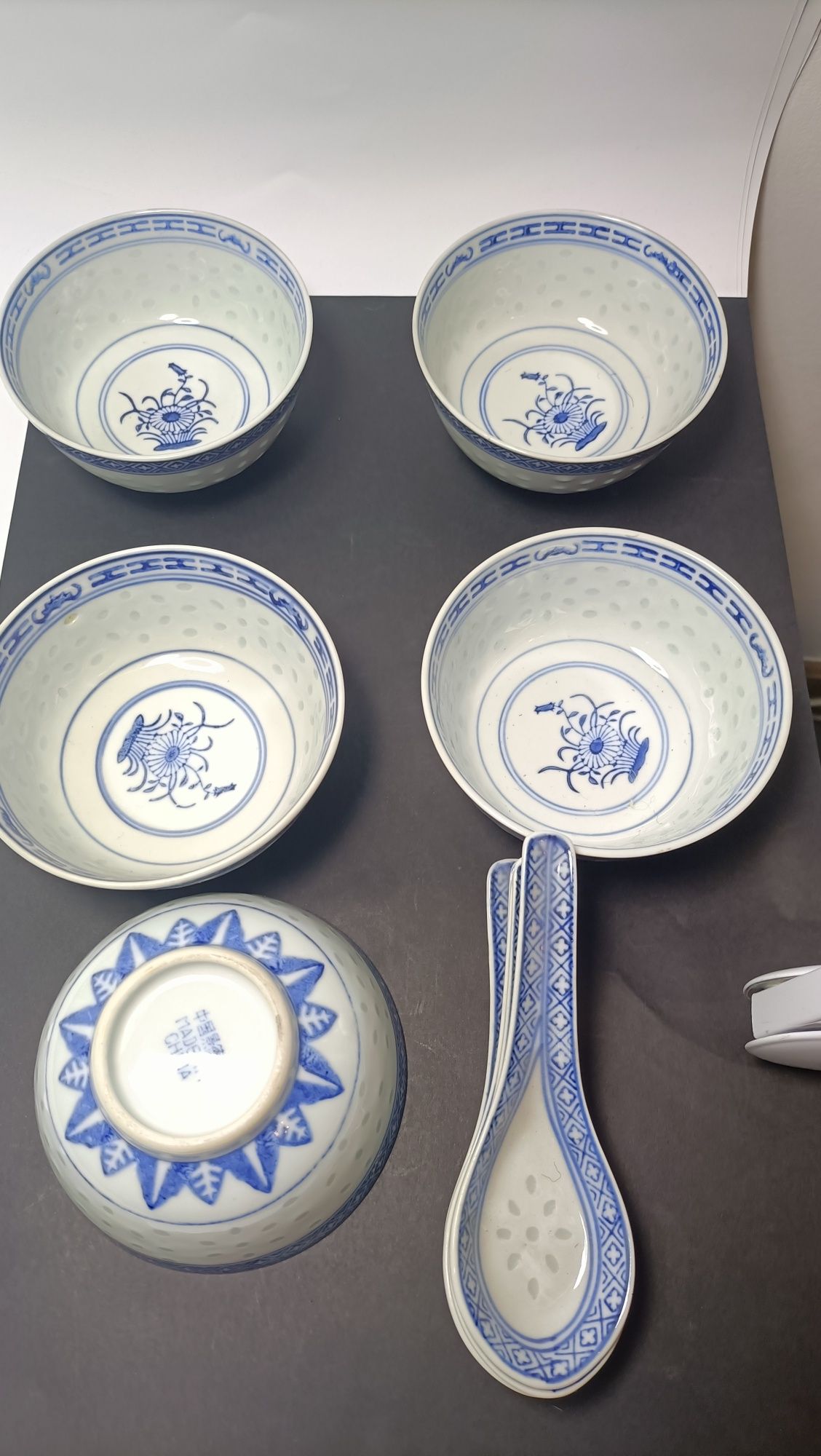 Piękne porcelanowe miseczki chińskie z czasów PRL komplet na 5 osób