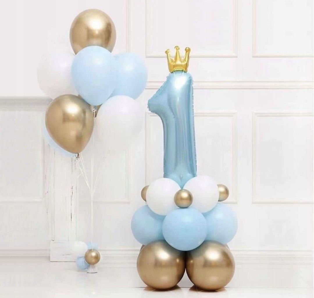 Dekoracja urodziny Ozdoba BALON balony Roczek Rocznica