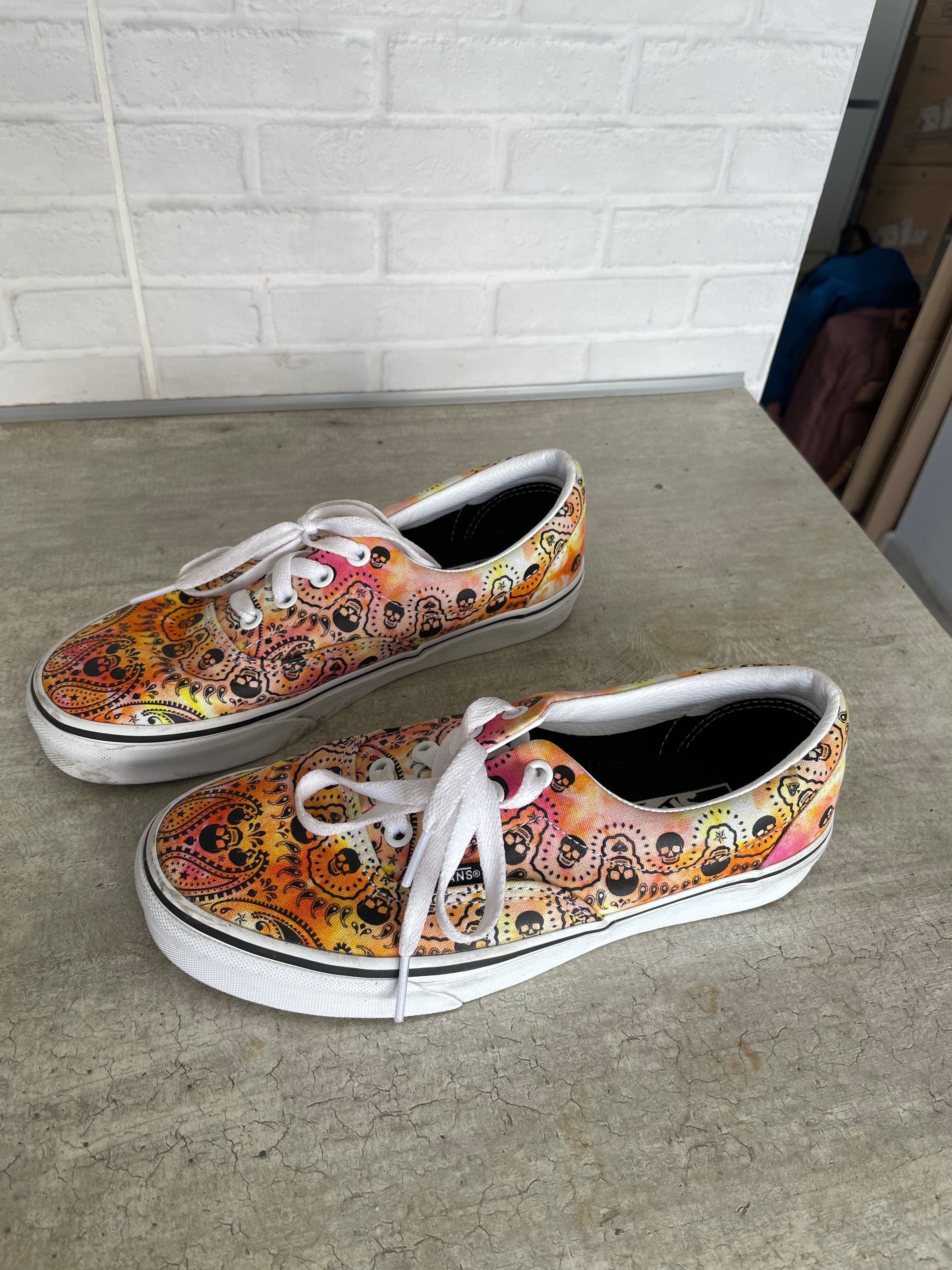 Vans Era bandana tenisówki dyeing orange low