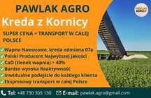 Kreda z Kornicy Wapno Nawozowe 07a  Transport w całej Polsce!!