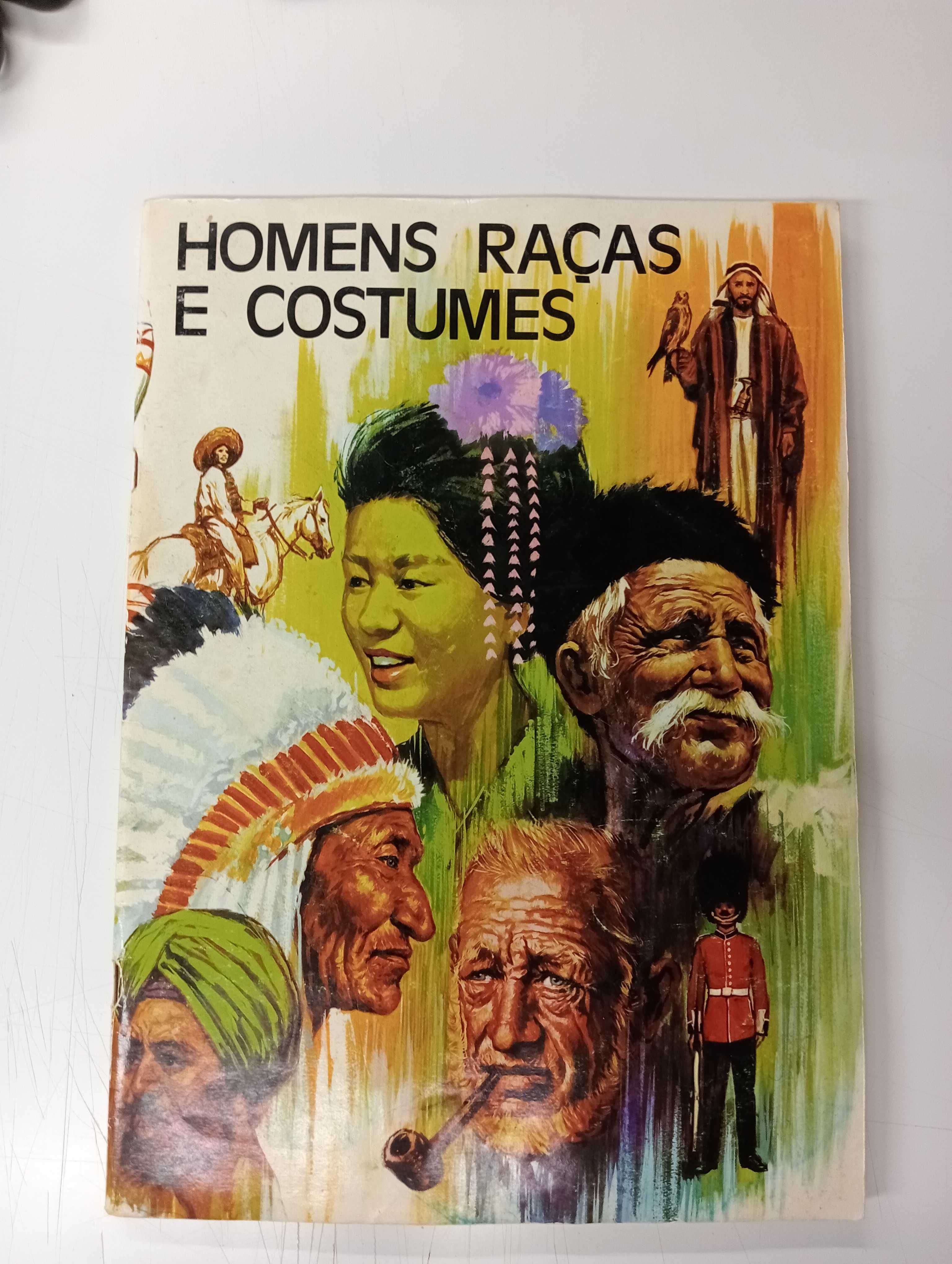 Caderneta completa "Homens Raças e Costumes"