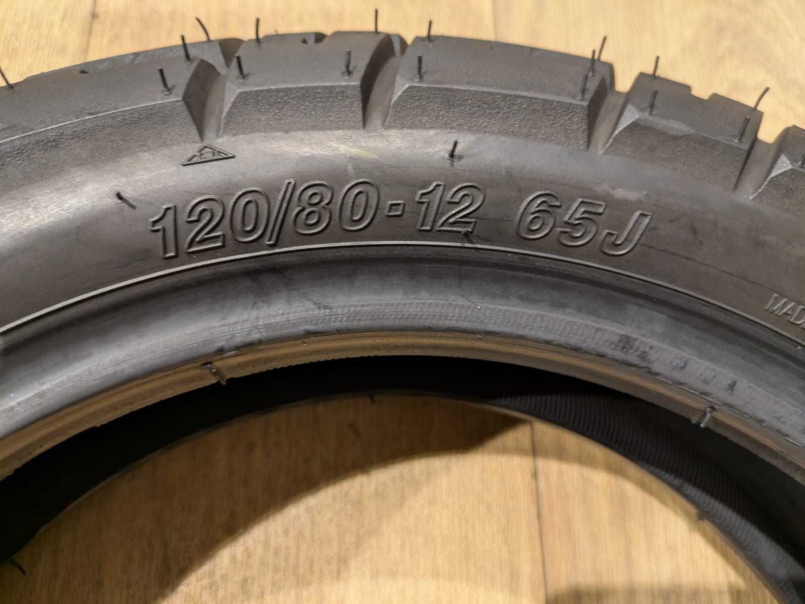 Pneus semi-novos Vee-Rubber 120/80 65J e 130/80 69J