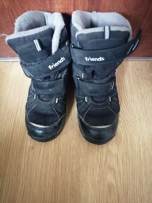 Kozaki buty zimowe śniegowce chłopięce rozmiar 34