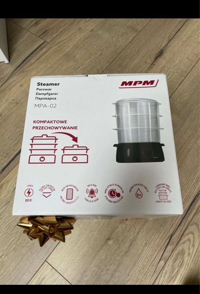Parowar MPM 3 komorowy 800W