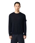 Светр Stone Island 5100066 Light RWS Wool Ghost Sweater Navy Blue