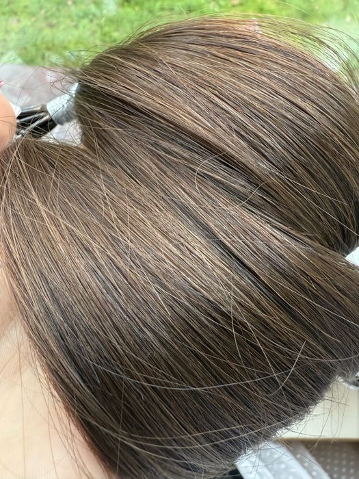 Włosy naturalne 53 cm 100gram premium nano ringi keratyna