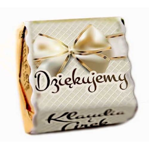 Czekoladki personalizowane podziękowania na wesele 1kg