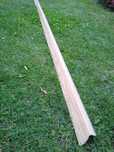 Karnisz aluminiowy z okleiną 242 cm