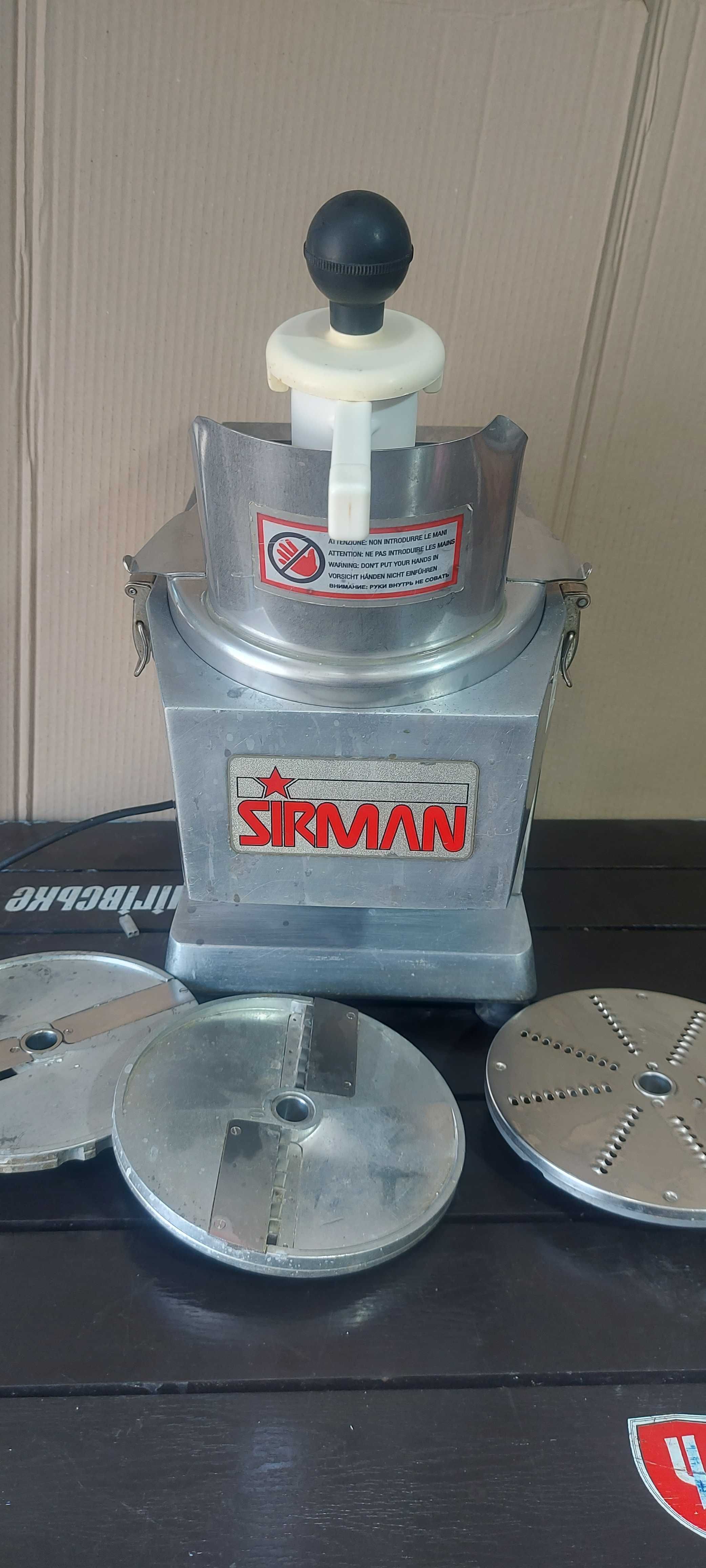Овочерізка Sirman TM2 inox з дисками овощерезка сиротерка