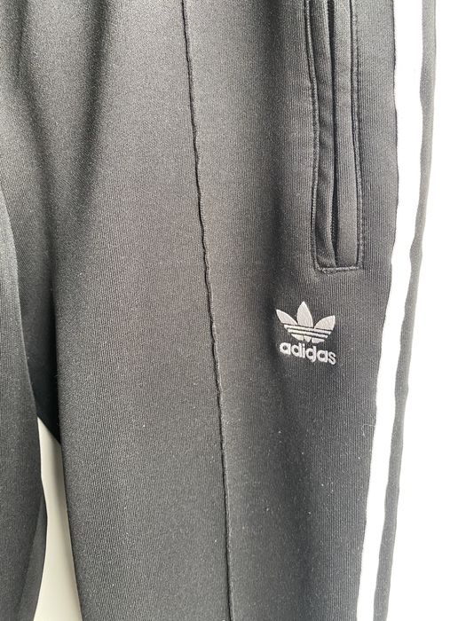 adidas spodnie damskie dresowe roz 34/xs czarne paski