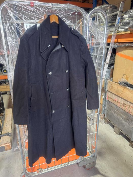 Płaszcz wojskowy granatowy armia holenderska wojsko Holandia