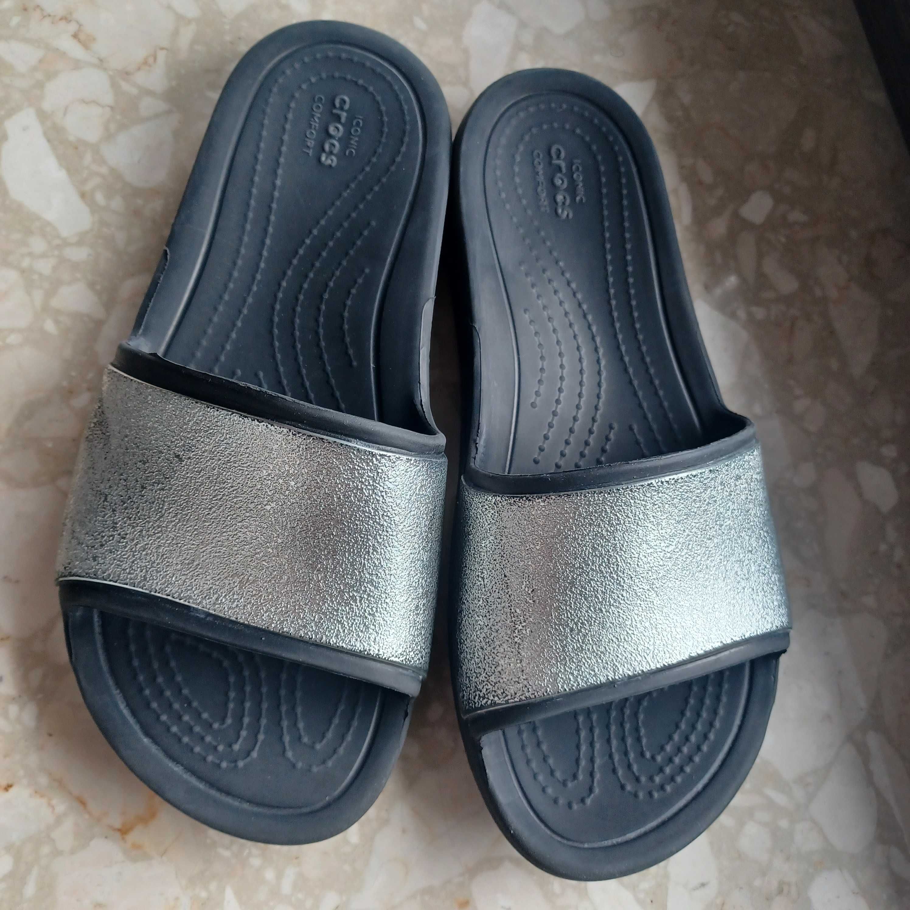 Klapki crocs W6 czarne