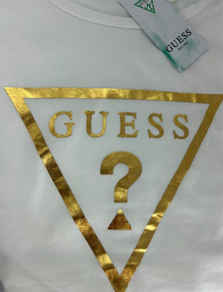 Koszulka T-shirt guess r.l biały