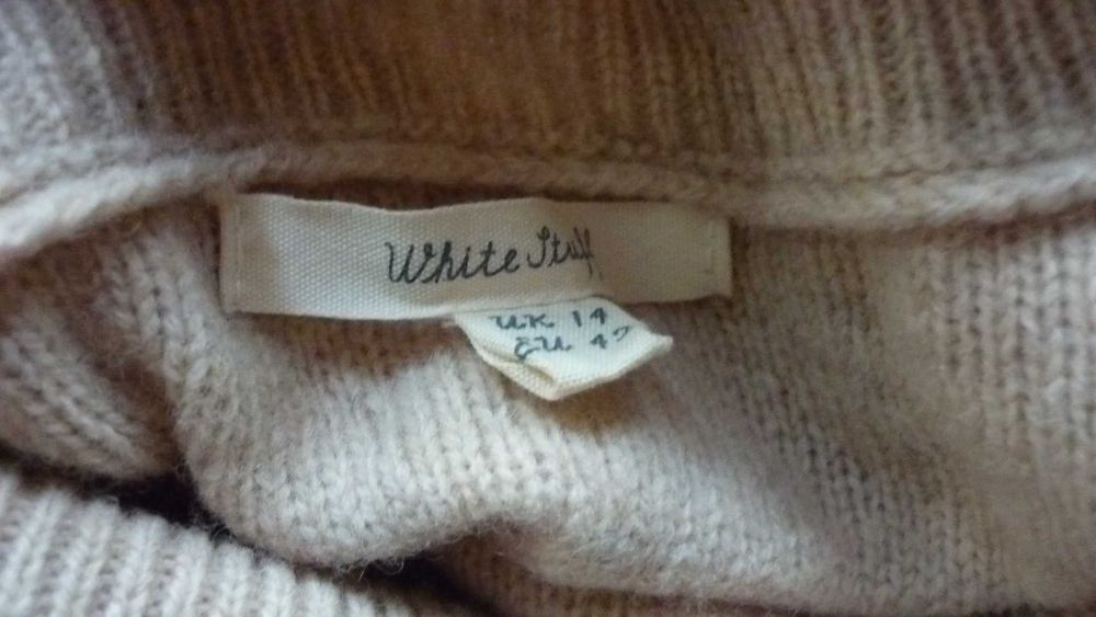 White Stuff- wełniany damski golf  r; XL