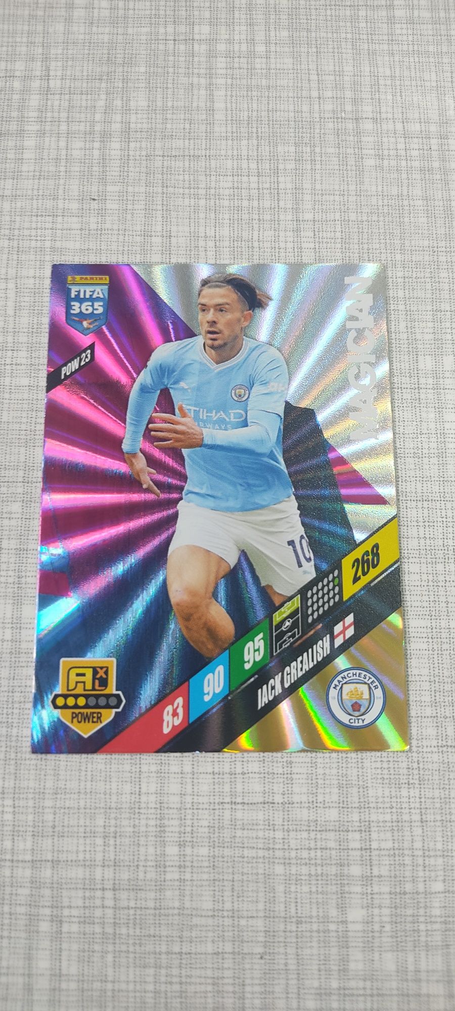 Jack Grealish MAGICIAN - Karta panini FIFA 365