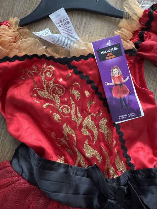 Sukienka diabełek strój karnawałowy