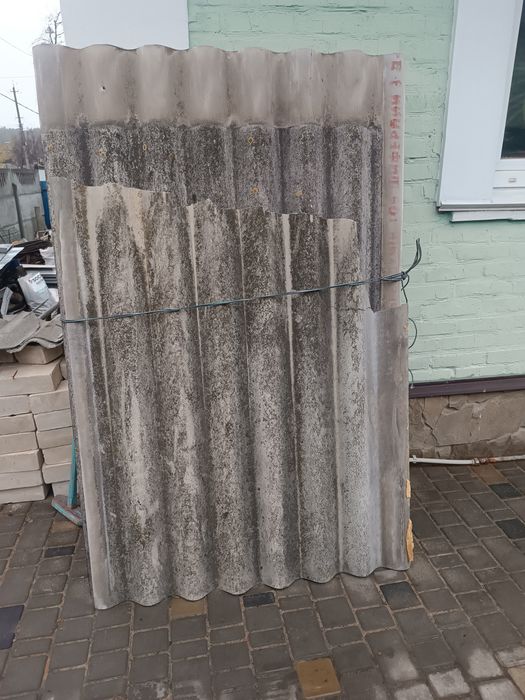 Шифер 8 волновый б/у