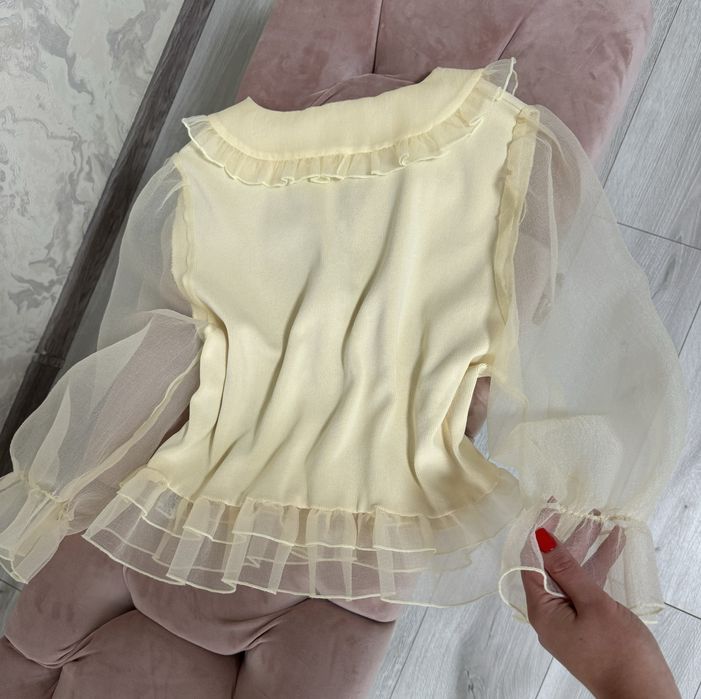 Сорочка,Блузка zara жіноча з рукавами ……………..