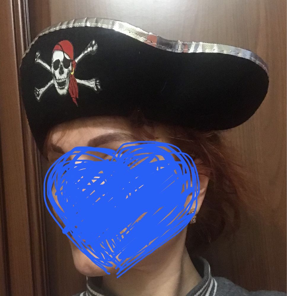 Шляпа Пирата на взрослого человека