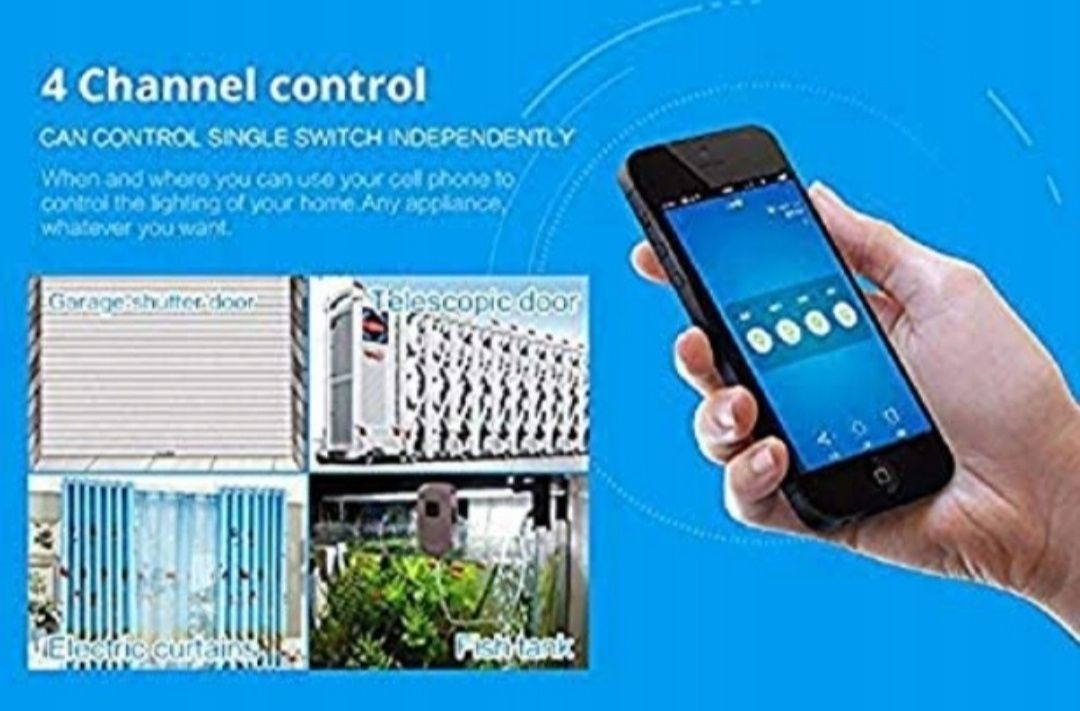 Sterownik MHCOZY Przekaźnik Wi-Fi C-04-02S-RF